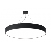 Светильник светодиодный Geometria ЭРА Ring SPO-132-B-40K-088 88Вт 4000К 6000Лм IP40 800*800*80 черный подвесной